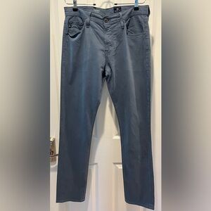 AG Everett SUD Sueded Slim Straight Leg Jeans. 32X34